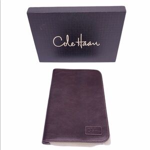 COLE Haan Kindle Fire Leather Case with box